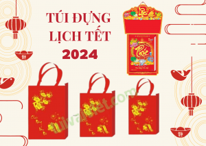 Xưởng sản xuất túi đựng lịch treo tường - Món quà ý nghĩa mừng năm mới 2024 